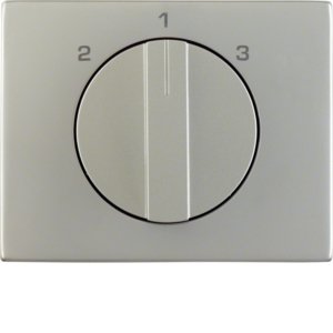 Berker - Abdeckung/Bedienelement für Installationsschalterprogramme Zentralstück mit Drehknopf 1088710400 3S K.5 Edelst