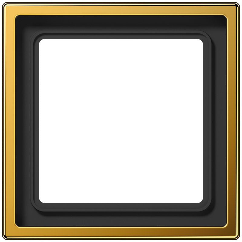 Jung - Abdeckrahmen Rahmen 1-fach go24Karat LS 981 GGO waage/senkrecht