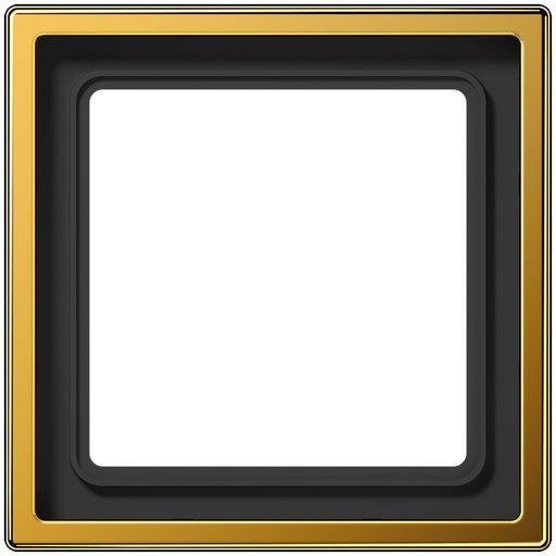 Jung - Abdeckrahmen Rahmen 1-fach go24Karat LS 981 GGO waage/senkrecht