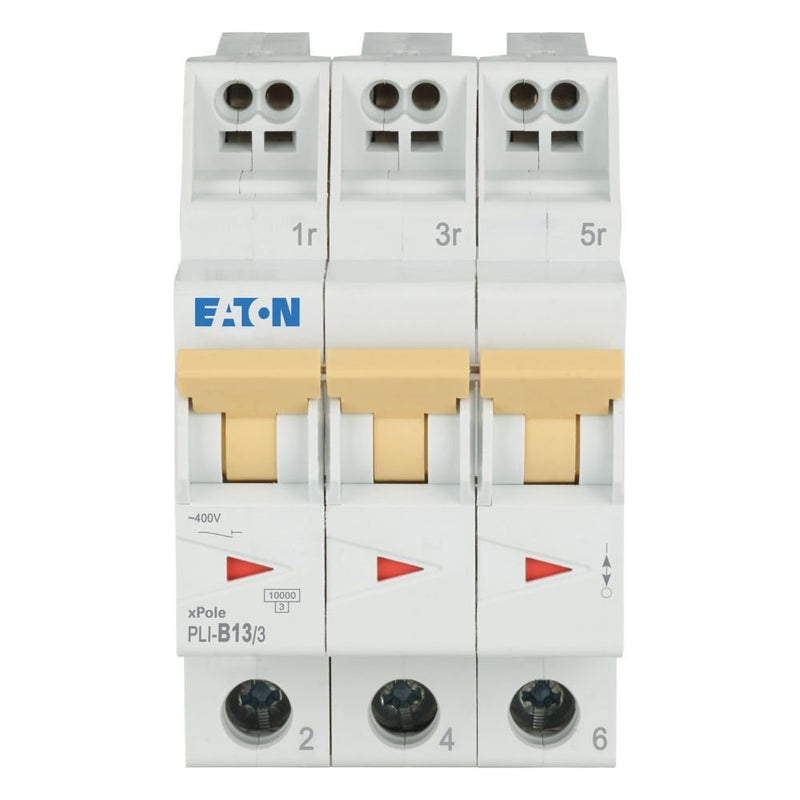 Eaton - Leitungsschutzschalter PLI-B13/3 B 13A, 3p Steckkl