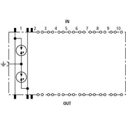 DEHN - Überspannungsableiter für Informations-/MSR-Technik ÜS-Schutzblock DPL 10 G3 110 LSA-Plus-Technik