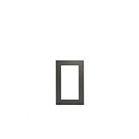 Siedle&Söhne - Zubehör/Ersatzteile für Türkommunikation Nachrüstblende Vario VA/NB 611-2/1-0 DG Dunkelgrau-Glimmer − 1 Stück
