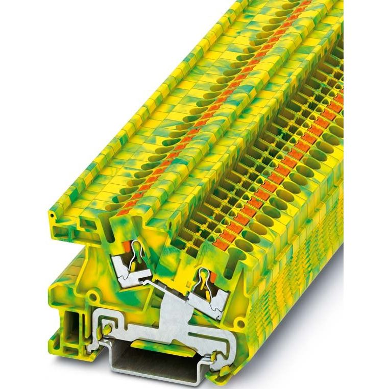 Phoenix Contact - Installations-Etagenklemme Inst.schutzleiterklemme PTI 2,5-PE 0,14-4qmm grün-gelb