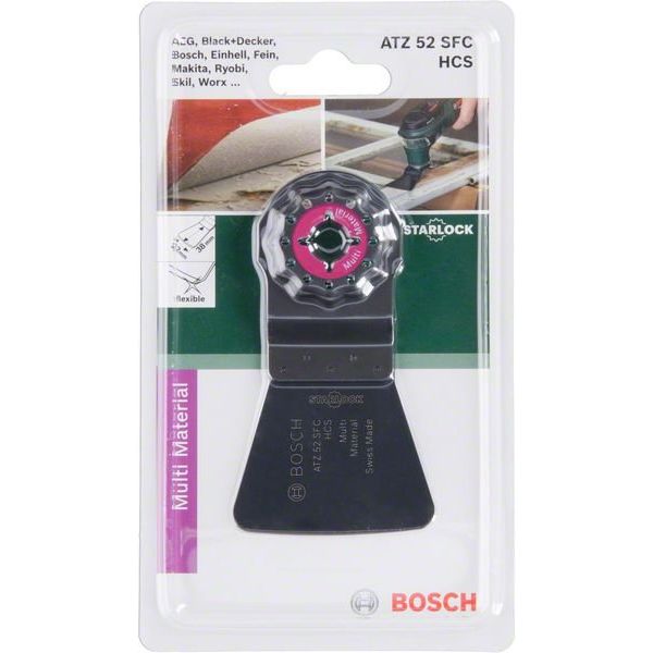 Bosch - Blatt für Oszillierer Schaber Starlock 2609256955 ATZ 52 SFC, Flexibel