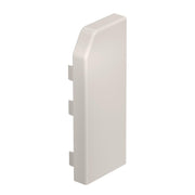 Rehau - Endstück für Sockelleistenkanal RAUDUO Endstück rechts RD ESR40105 cws 40/105 RAL9001 − 10 Stück