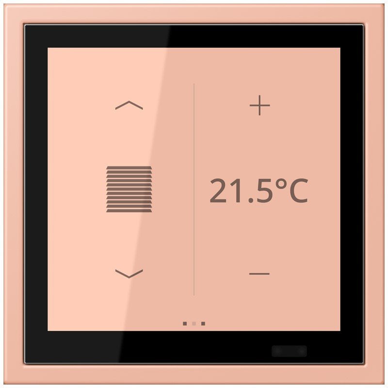Jung - Bussystem-Mehrfach Bediengerät KNX Raumcontroller LCZ 459 BFD1S 231 rose clair