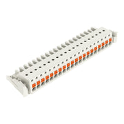WAGO - Kabelsteckverbinder für Leiterplattensteckverbinder 1-Leiter-Federleiste 2721-120/037-000 Push-inCAGECLAMP,lgr − 10 Stück