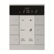 Busch-Jaeger - Bussystem-Raumtemperaturregler HVAC-Gerät SBR/U6.0.11-83 6fach, BE, alusilber