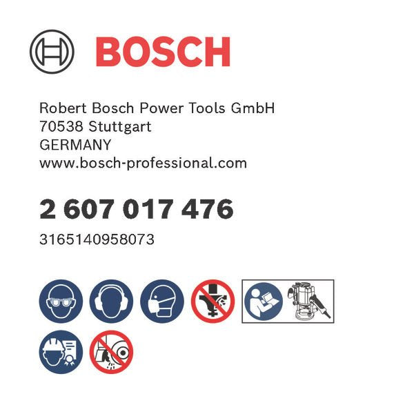 Bosch - Werkzeugset PRO Fräsersatz gemischt, 2607017476 Schaft 1/4