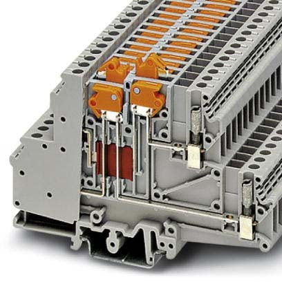 Phoenix Contact - Trenn- und Messtrenn-Reihenklemme Durchgangsreihenklemme UDMTKB 5-P/P − 50 Stück