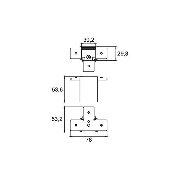 Brumberg Leuchten - Mechanisches Zubehör/Ersatzteile für Leuchten T-Verbinder 88498280