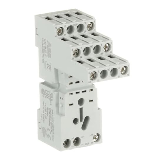 ABB Stotz S&J - Relaissockel Logischer Sockel CR-M2LS für 2We CR-M Relais − 10 Stück