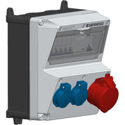 Mennekes - CEE-Steckdosen-Kombination (IEC 60309) Steckdosen-Kombination 924945 260x225mm 16A IP44