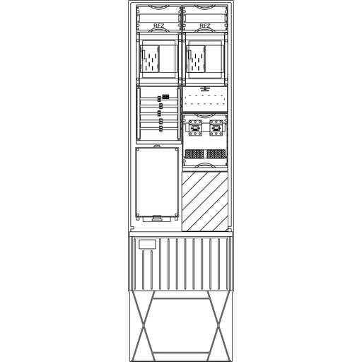 Elsta Mosdorfer - Zähler-Komplettschrank Zähleranschlusssäule ZS342B.W4.A A340 W4 2Z BKEI TA
