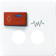 Jung - Abdeckung/Bedienelement für Installationsschalterprogramme Abdeckung aws CD 071 A WW für Fab.Ackermann