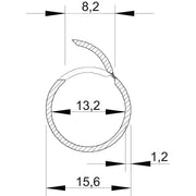 OBO Bettermann - Elektro-Installationsrohr Kunststoff Rohr offen M16 2953 M16 LGR lgr, 2m PVC − 2 Meter