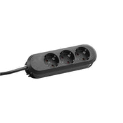 Bachmann - Mehrfachsteckdose Tischsteckdose 3f. 387.172 5,0m,sw