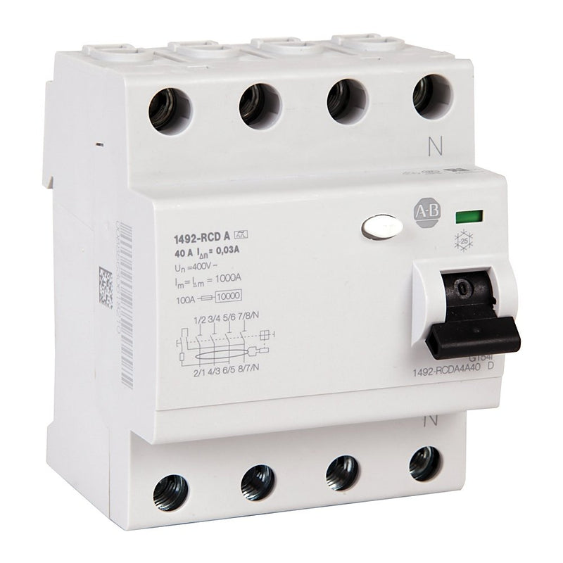 Rockwell - Fehlerstrom-Schutzschalter FI 4P 25A 1492-RCDA4A25 1492-RCDA4A25