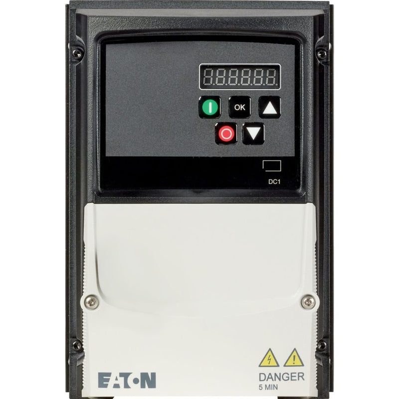 Eaton - Frequenzumrichter =< 1 kV Frequenzumrichter 3phasig DC1-324D3FN-A66OE1 230V 4.3A 0.75kW AC