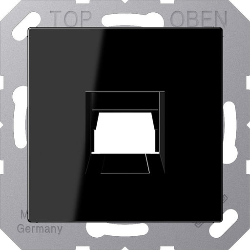 Jung - Einsatz/Abdeckung für Kommunikationstechnik Abdeckung 1-fach A 1569-1 WE SW f.MJ WE AMP, Radiall