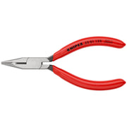 Knipex - Flachzange Flachrundzange 25 01 125 mit Schneide, 125mm