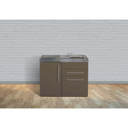 Stengel - Mini-Küche Miniküche Premiumline MPMM110SKSGKFliBreS Mokka metallic