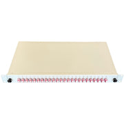 Paschke - Patchpanel LWL Spleissbox ausziehbar 19" 443305-4K-24SA 24x LCd OM4 PINK