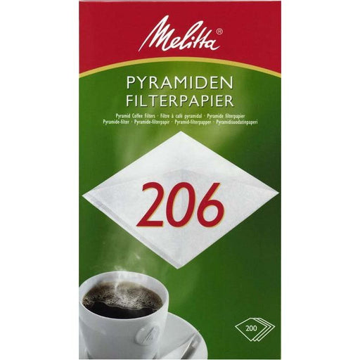Melitta SDA - Zubehör/Ersatzteile für Kleingeräte Filtertüten 206 (VE200)