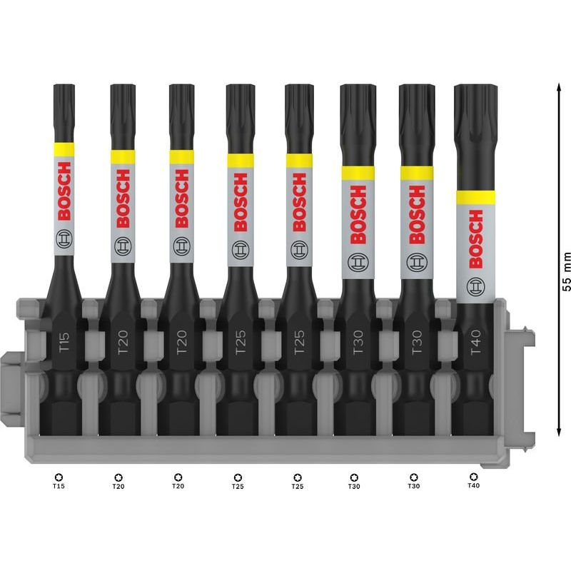 Bosch - Bit-Set PRO Impact Bit Set 2608522329 T15 T20(x2) T25(x2)