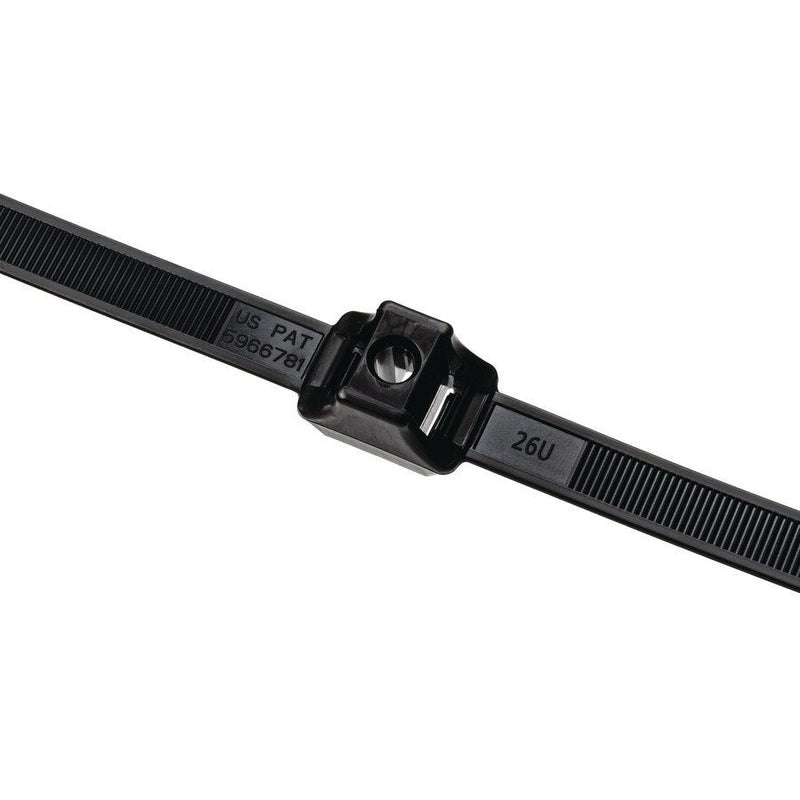 HellermannTyton - Kabelbinder Befestigungsbinder 1tlg. 115-31100(50) schwarz − 50 Stück