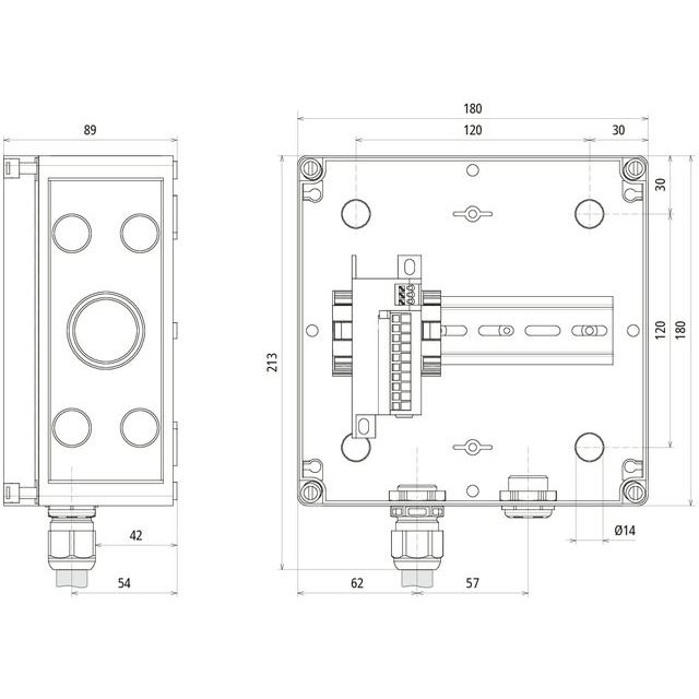 DEHN - Überspannungsableiter für Energietechnik/Stromversorgung Überspannungsableiter DCU EMOB 2 25 Typ 2+3