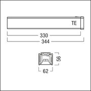 Zumtobel - Elektrisches Zubehör/Ersatzteile für Leuchten Elektrische Einspeisung TECTON TE DC WH weiß