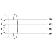 Phoenix Contact - Konfektioniertes Sensor-Aktor-Kabel Sensor-/Aktor-Kabel SAC-4P- 5,0-#1406191 − 50 Stück