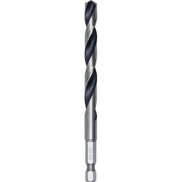 Bosch - Bohrer HSS PointTeQ 2608577547 Sechskantbohrer 8,0