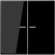 Jung - Abdeckung/Bedienelement für Installationsschalterprogramme Wippe Lichtleiter sw LS 995 KO5 SW für Taster