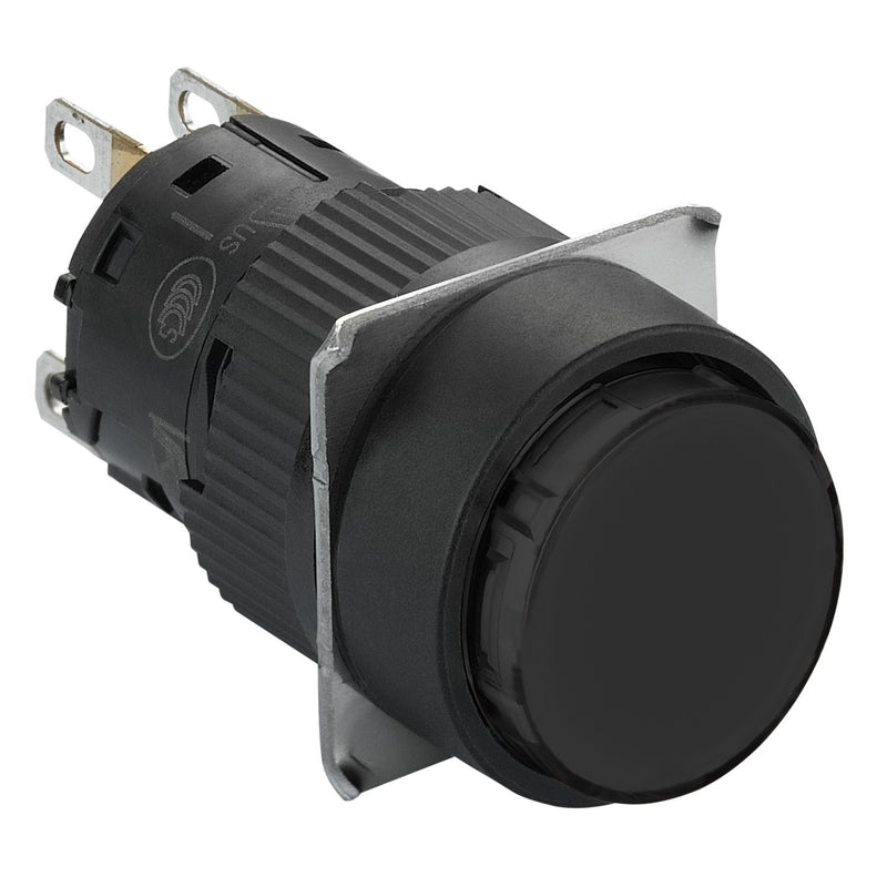 Schneider Electric - Drucktaster, Komplettgerät Drucktaster, schwarz XB6EAA21P o. Rastung, 1W − 5 Stück