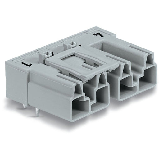 WAGO - Leiterplattensteckverbinder Stecker für Leiterplatten 770-854/011-000 4-polig,grau − 50 Stück
