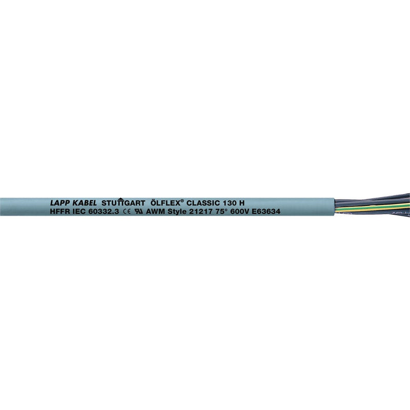 Lapp Kabel&Leitung - Energiekabel < 1 kV, für ortsveränderlichen Einsatz ÖLFLEX CLASSIC 130 H 1123034/1000 3X0,75 − 1000 Meter