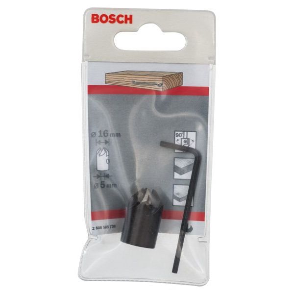 Bosch - Versenkbohrer Aufstecksenker für 2608585739 Holzspiralbohrer 5 x