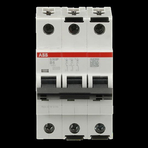 ABB Stotz S&J - Leitungsschutzschalter Sicherungsautomat S303P-B6 25kA, 6A, 3P
