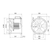 Maico - Ventilator für Rohreinbau Ventilator EZR 30/4 B