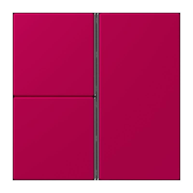 Jung - Abdeckung/Bedienelement für Installationsschalterprogramme Tastensatz 3fach LC 403 TSA 230 rouge rubia
