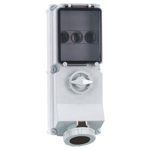 Bals Elektrotech - CEE-Steckdose abschaltbar, abgesichert (IEC 60309) Wandsteckdose abschaltbar 17238 abgesichert 32A 4p
