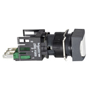 Schneider Electric - Drucktaster, Komplettgerät Drucktaster, weiß XB6CA11B o. Rastung, 1S
