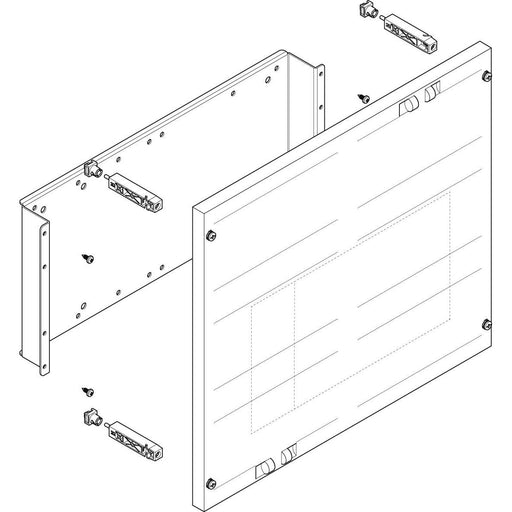 ABN - Verteilerfeld für Installationsverteiler ESPRO-Modul MT23160 tief BxH:500x450mm