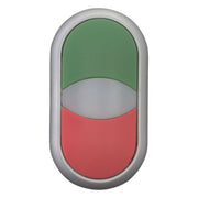 Eaton - Frontelement für Drucktaster Doppeldrucktaste M22-DDL-GR beleuch., blanko