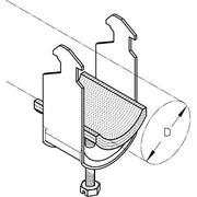 PohlCon (Puk) - Bügelschelle Kabelschelle 32 H-IW − 200 Stück