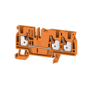 Weidmüller - Durchgangs-Reihenklemme A3C 4 OR PUSH IN, 4 mm² − 50 Stück