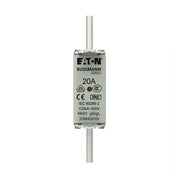 Eaton - Messersicherung Sicherungseinsatz Nieders. NH FUSE 20#20NHG01B 20A AC 500V 120kA − 3 Stück