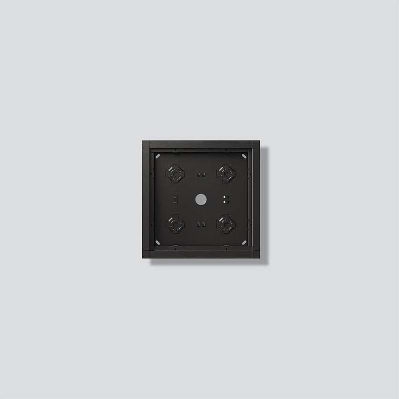 Siedle&Söhne - Montageelement für Türstation Gehäuse-Aufputz GA 612-2/2-01 DG Dunkelgrau-Glimmer